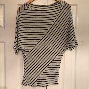 Arden b Sparkle dress blouse- wing type sleeves